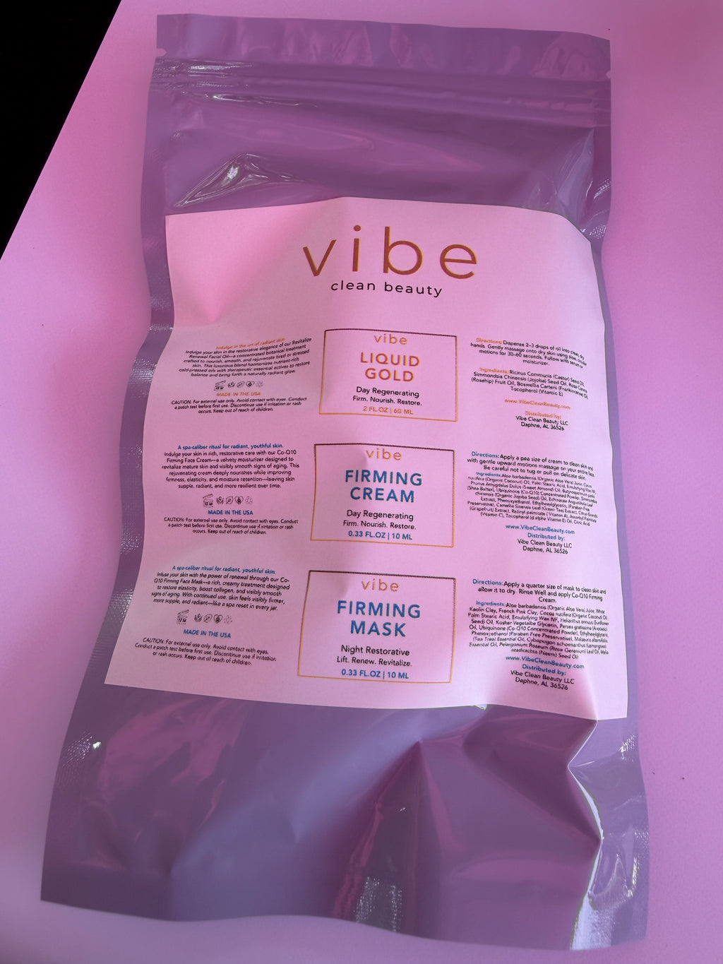 Firming Sample Set